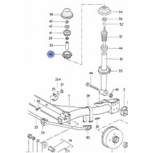 uložení tlumiče VW Golf 1 MK1 horní zadní spodní 171512333