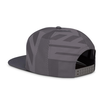 čepice kšiltovka Audi šedá barva snapback nápis Audi Sport RSQ e-tron